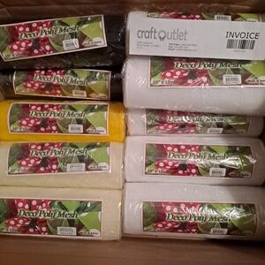 Deco Poly Mesh Roll / Differnet Colors